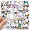 10 30 50pcs Sanrio Pochacco Cartoon Stickers Aesthetic DIY Scrapbooking Laptop Luggage Waterproof Cute Stickers for 1 - Pochacco Store