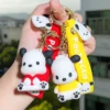Anime Sanrio Keychain Kawaii Pochacco Pendant Keyrings Backpack Ornament Anime Accessories Doll Toys Girls Gifts 1 - Pochacco Store