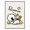 Cute Puppy Pochacco Poster Poster Print Canvas Painting Wall Art Pictures Gaming Room Home Decor 2 - Pochacco Store