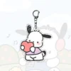 Kawaii Sanrio Anime Pochacco Acrylic Keychain Cartoon Couple Bag Mobile Pendant Adornment Cute Expression Bag Pendant 2 - Pochacco Store