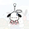 Kawaii Sanrio Anime Pochacco Acrylic Keychain Cartoon Couple Bag Mobile Pendant Adornment Cute Expression Bag Pendant 3 - Pochacco Store