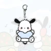 Kawaii Sanrio Anime Pochacco Acrylic Keychain Cartoon Couple Bag Mobile Pendant Adornment Cute Expression Bag Pendant 4 - Pochacco Store