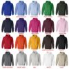 hoodie color chart - Pochacco Store