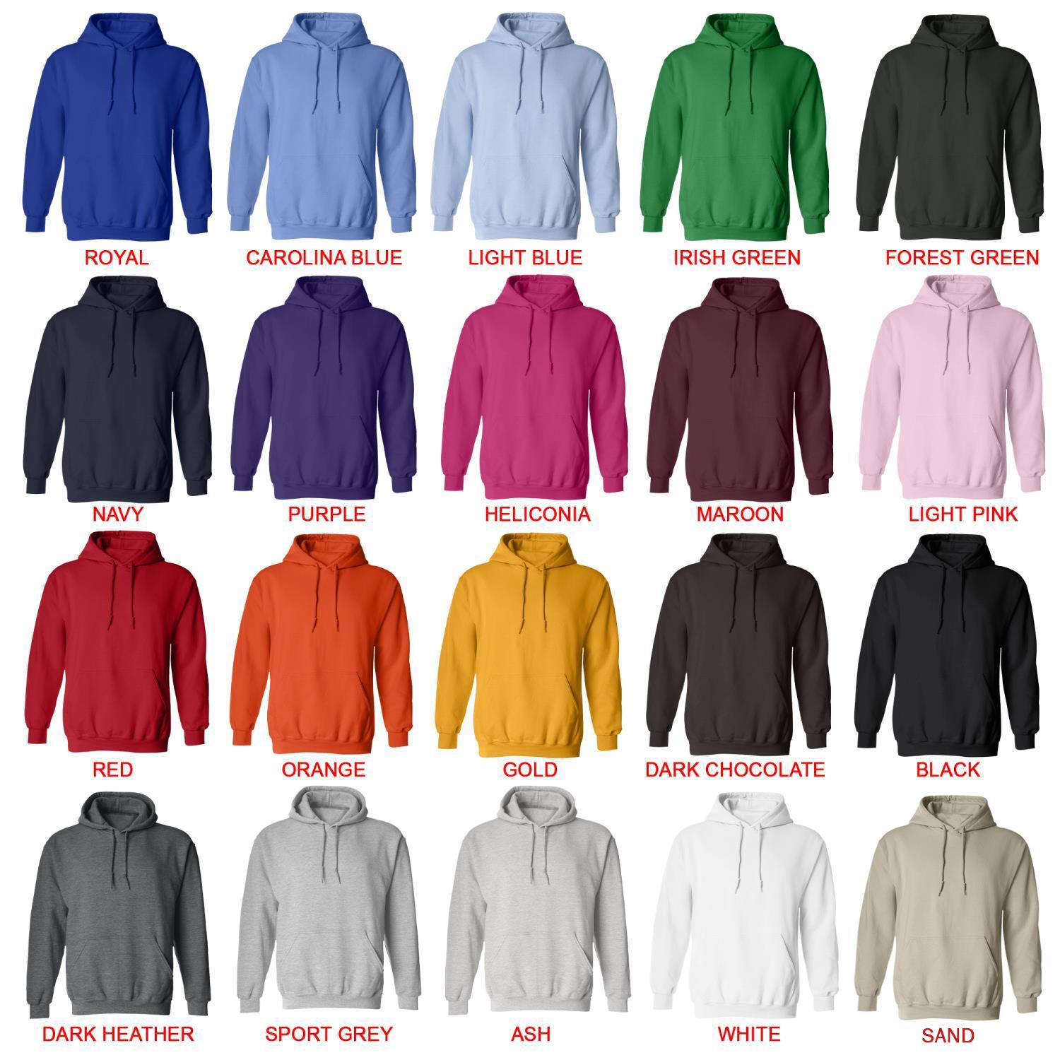hoodie color chart - Pochacco Store