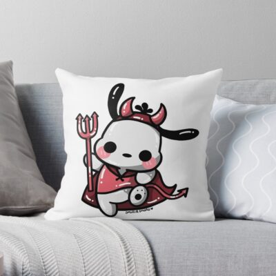 Little Devil Throw Pillow