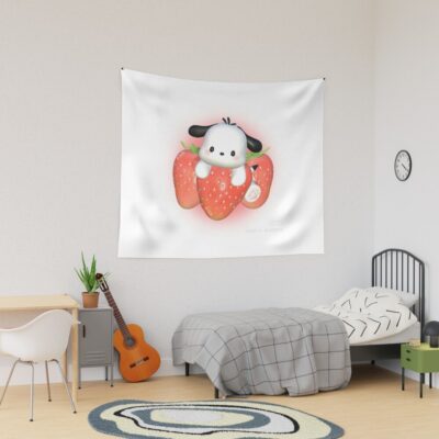 Pochacco Strawberry Tapestry - Pochacco Store